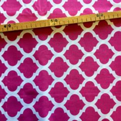 Coton Graphique rose foncé