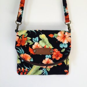 Mini Sac Tropical noir