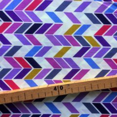 Imprimé Chevrons violet