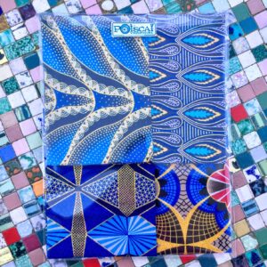 Kit Wax pailleté bleu