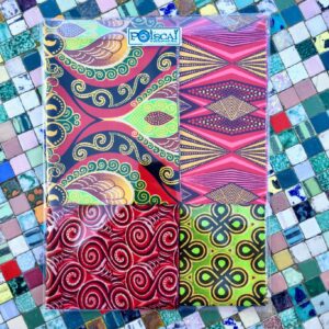 Kit Wax pailleté rouge vert