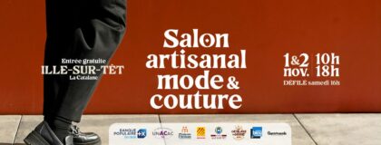 Bannière Salon de la Couture Ille-sur-Têt novembre 2025