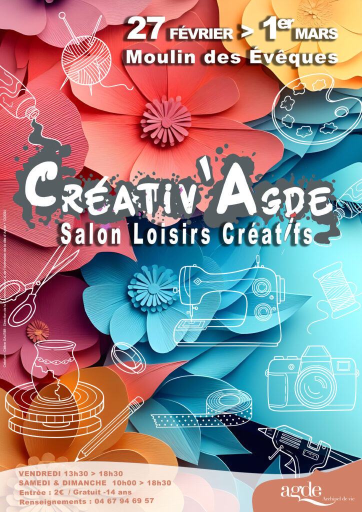 affiche CREATIV'AGDE 2026